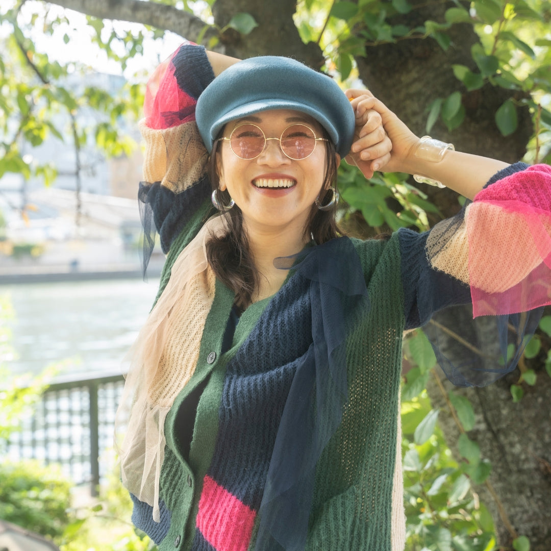 Merino Wool Casquette - MUSTARD YELLOW