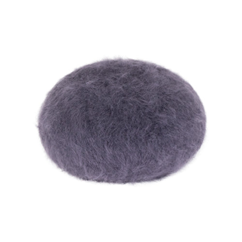 Angora Beret - CHARCOAL GREY