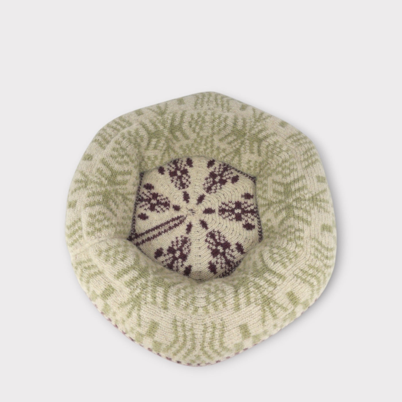 雪柄ベレー PURPLE