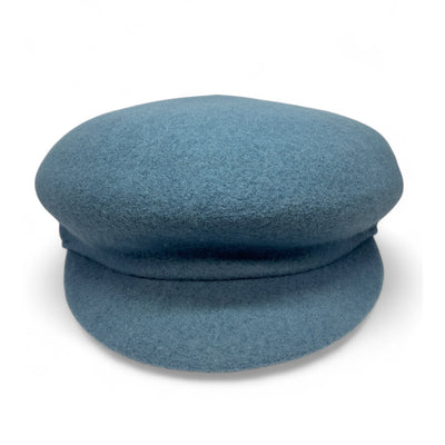 Merino Wool Casquette - TURQUOISE BLUE