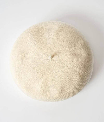 Cotton Beret (with Cabillou) - OFF-WHITE