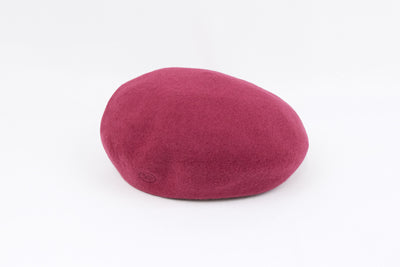 Merino Wool Beret - ROSE PINK