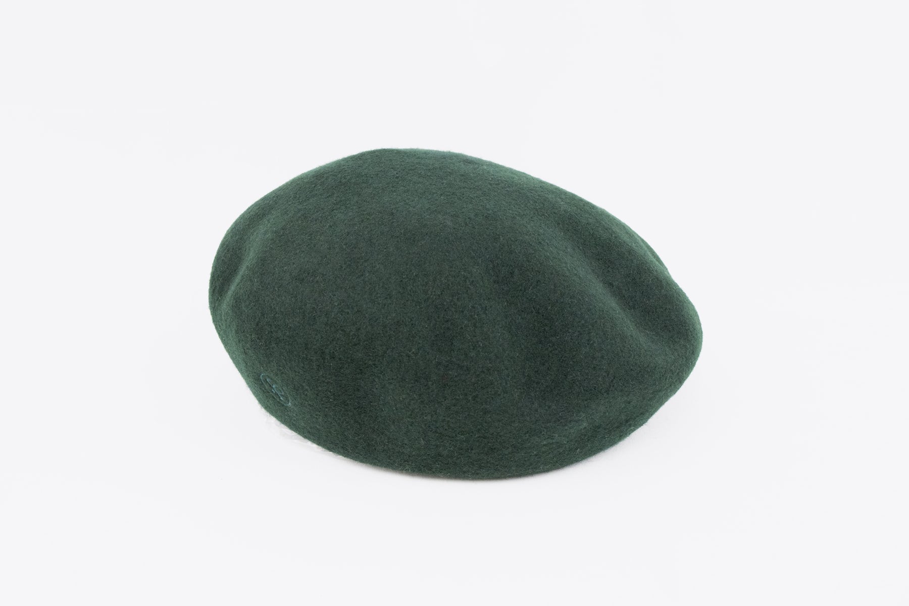 Merino Wool Beret - DARK GREEN