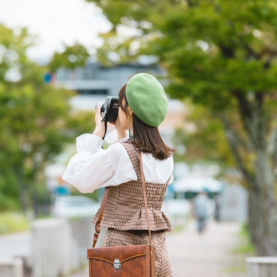 メリノウールベレー OLIVE GREEN